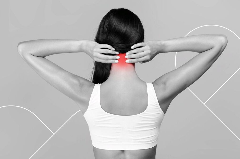 Síntomas de osteocondrosis de la columna. 